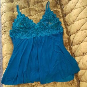 Avidlove Teal Lace Camisole Plus Size